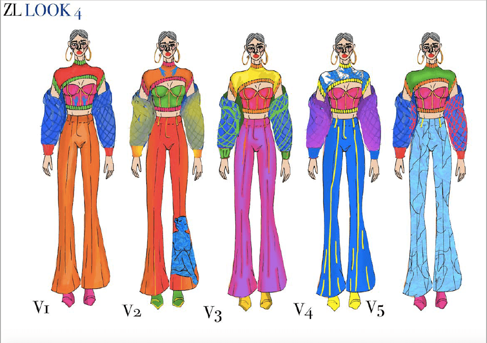 Costume Design for film and theatre. Whilst undergoing mentoring sessions; Lili has been creating designs in the theme of neon lighting and extravagance in dance and movement.