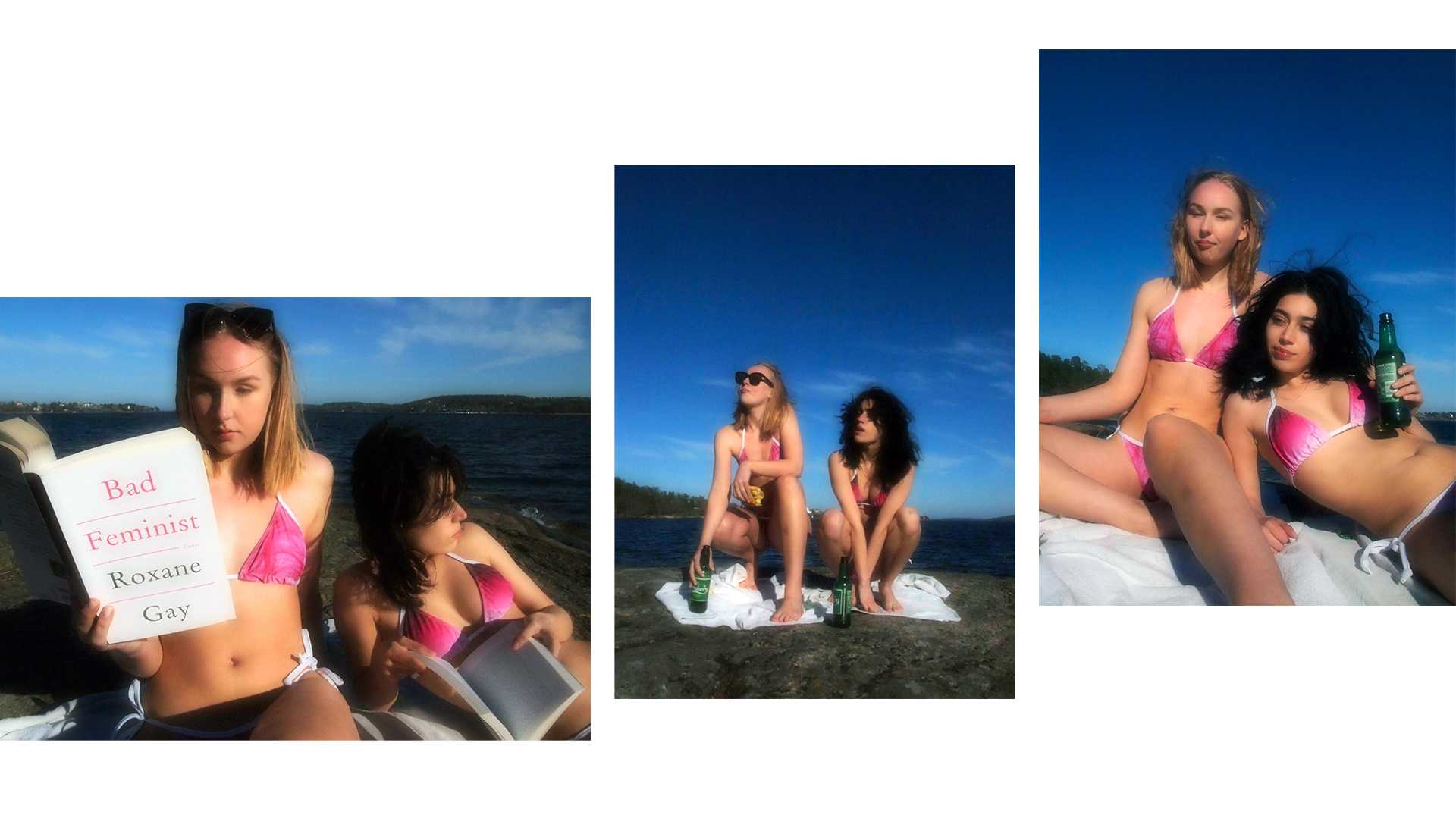 Filippa wearing the Swimhair bikini and Alba wearing the Biteini. 
I Creative Direction: Nina Gahrén Williamson I
Photographer: Mira Hansen I