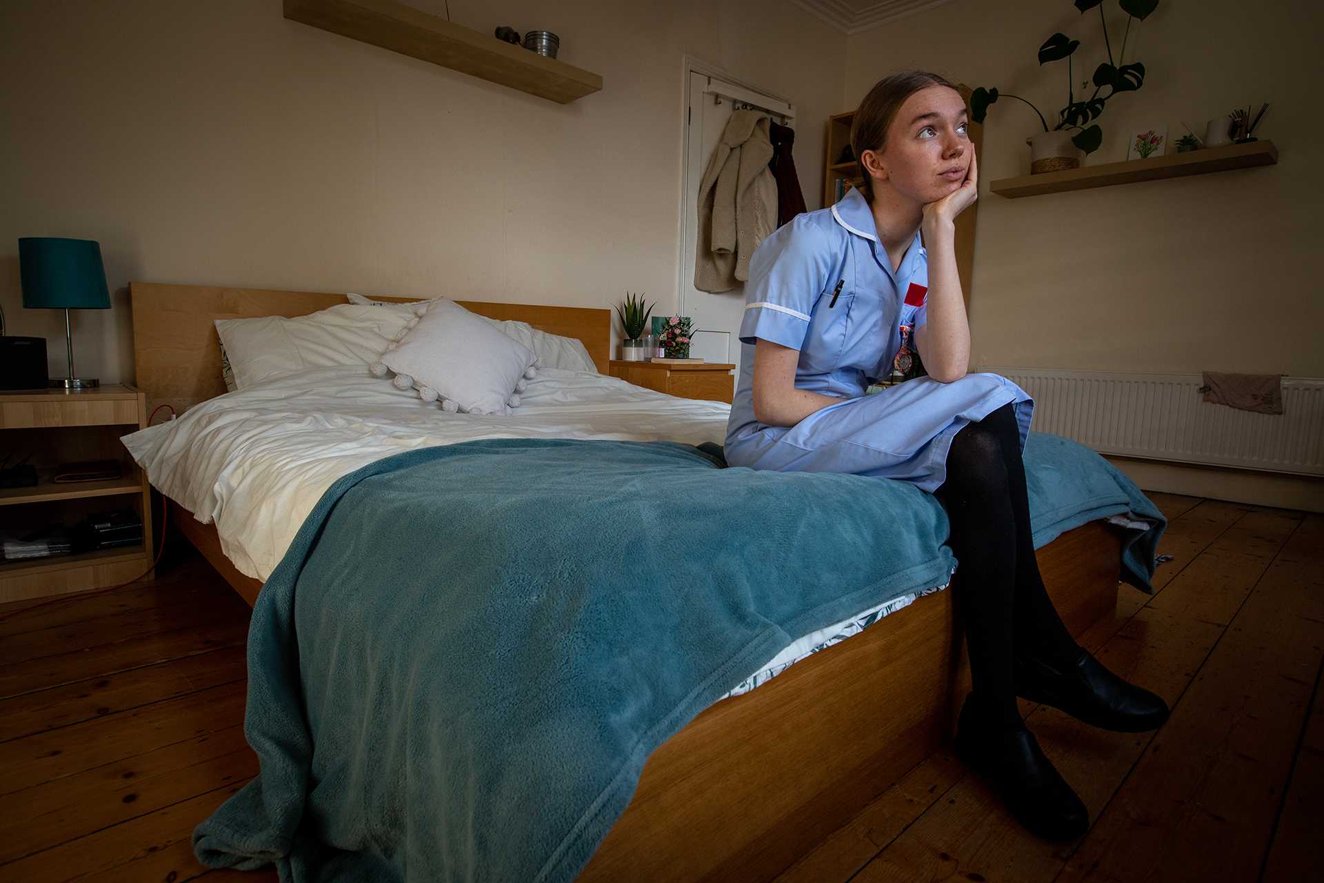 An image from a series documenting student midwives in their home environments. What I have seen, from getting to know these student midwives, is that midwifery is more of a way of life than a job. Only those that are truly passionate about midwifery can succeed.