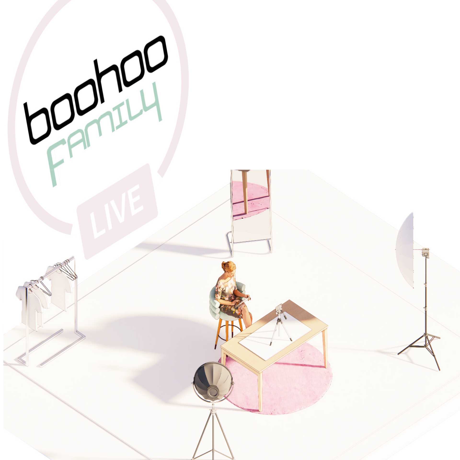 BOOHOO FAMILY LIVE- Livstream studio set-up