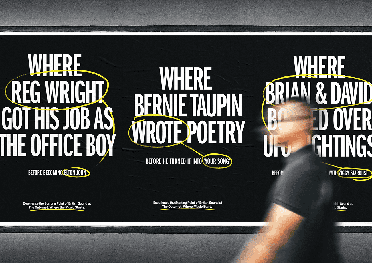 Where The Music Starts, Print Campaign.