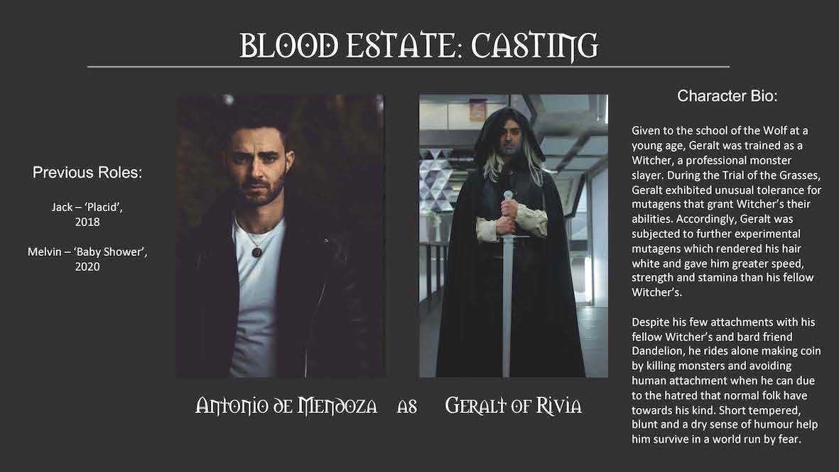 Pitch Deck for Blood Estate 