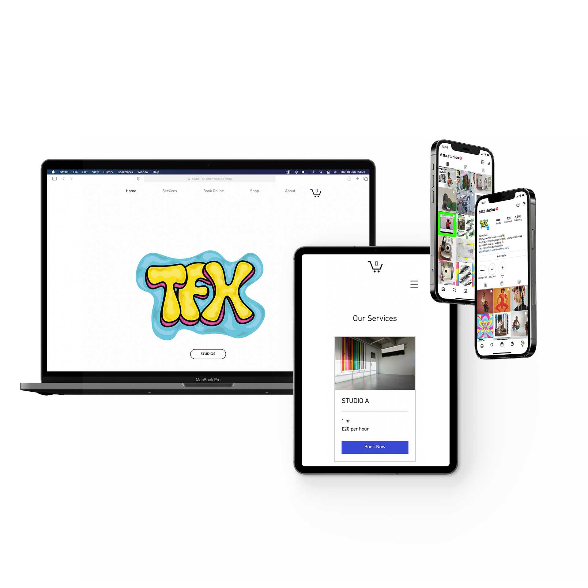 TFX Social media and website.