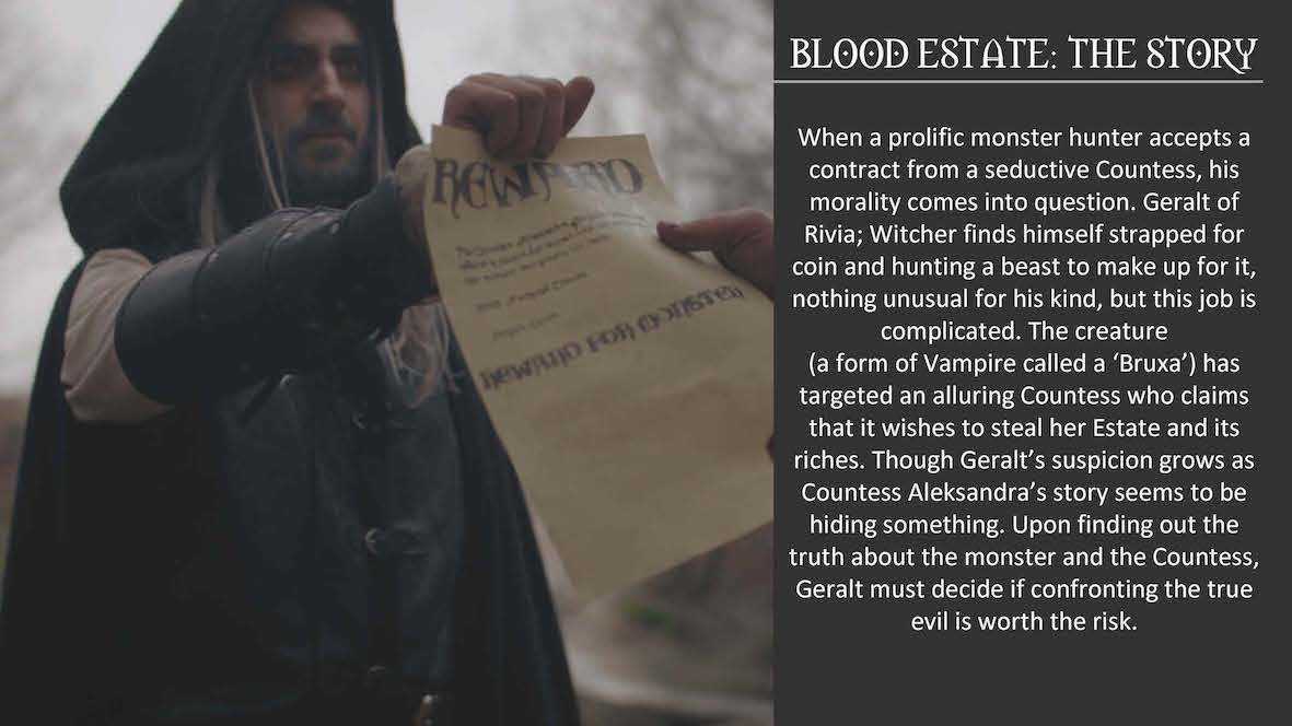 Pitch Deck for Blood Estate 